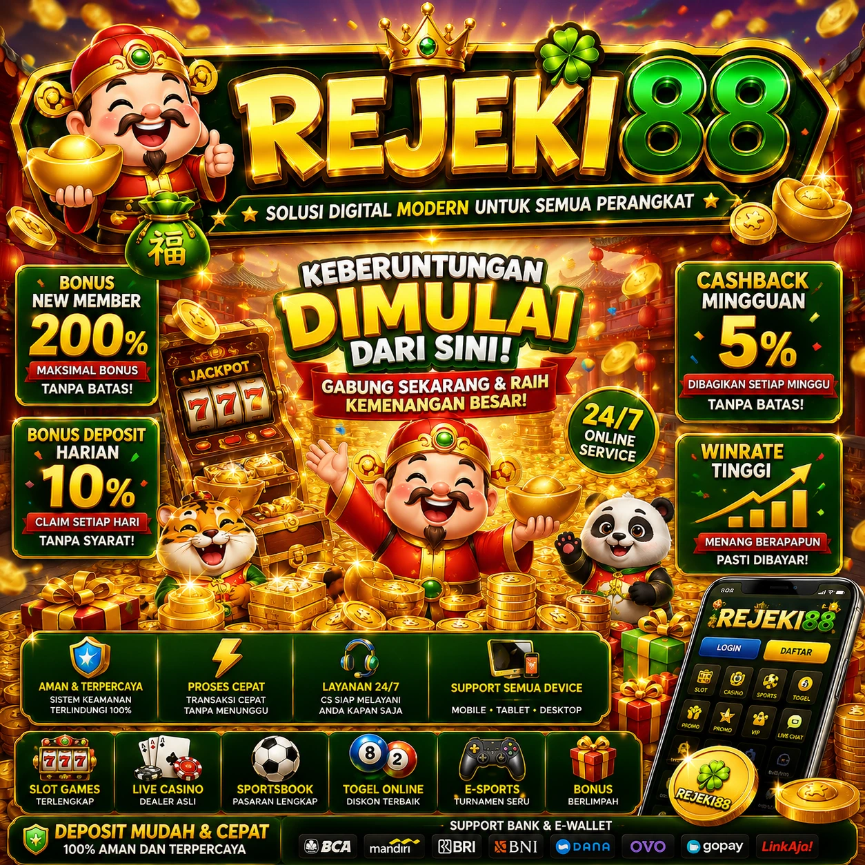 REJEKI88 Banner